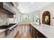 Gourmet kitchen features a large island, breakfast nook, and professional-grade stainless steel appliances at 2658 Davis St, Raleigh, NC 27608