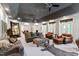Expansive living room with multiple seating options, stylish decor, and views to other rooms at 2658 Davis St, Raleigh, NC 27608
