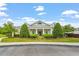 Inviting clubhouse exterior with manicured landscaping and a welcoming entrance, evoking a sense of community and recreation at 3025 Osterley St, Raleigh, NC 27614