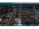 Aerial view of community showcasing a house with a well-manicured lawn and sidewalks at 3512 Dragonfly River Ct, Raleigh, NC 27604