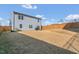 Private backyard enclosed by a wooden fence, perfect for entertaining at 3512 Dragonfly River Ct, Raleigh, NC 27604