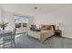 Bedroom with carpet, a double bed and side tables with lamps at 3512 Dragonfly River Ct, Raleigh, NC 27604