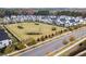 Aerial community view showing multiple houses at 729 Daniel Ridge Rd, Wendell, NC 27591