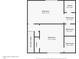 Second floor plan with multiple bedrooms and bathrooms and closet space at 7712 Falcon Rest Cir, Raleigh, NC 27615