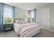 Charming bedroom decorated with light colors, playful accents, and bright natural light at 79 Willow Cameron Way, Angier, NC 27501