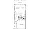 Detailed floor plan of the home's first floor, highlighting the layout of the kitchen, Gathering room, and garage at 79 Willow Cameron Way, Angier, NC 27501
