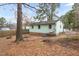 Back exterior of a quaint home with mature trees and a yard; potential for outdoor enjoyment at 809 S Plum St, Durham, NC 27701
