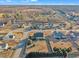 Aerial view of the neighborhood showing the home's location at 8116 Hartwood Glen Cir, Willow Springs, NC 27592