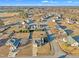 Aerial view of neighborhood showing home's placement, landscaping and nearby amenities at 8116 Hartwood Glen Cir, Willow Springs, NC 27592