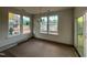 Bright dining room features large windows and a sliding glass door, providing lots of natural light at 89 Willow Cameron Way, Angier, NC 27501