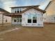 Rear view of a new house under construction, featuring many windows at 89 Willow Cameron Way, Angier, NC 27501