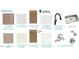 Selection sheet showing the different materials and finishes available for the house at 89 Willow Cameron Way, Angier, NC 27501