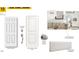 A curated selection of interior design elements including trim, paint, and doors at 937 Emmer St, Rolesville, NC 27571