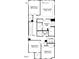 Detailed floor plan showcasing the layout of the second floor with the owner's suite and bedrooms at 98 Willow Cameron Way, Angier, NC 27501