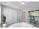 Bedroom with contemporary decor and a glass display table at 53 Merele Dr, Wendell, NC 27591