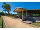 Horse run-in shed provides shelter with easy access to the paddock and surrounding grounds at 1018 Terrell Woods Ln, Chapel Hill, NC 27516
