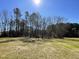 Back yard view featuring many trees and grass at 111 Magnolia Run Way, Benson, NC 27504
