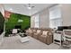 Comfortable living room with recliner seating, creating a relaxing and inviting space at 213 W Weatherford Dr, Angier, NC 27501