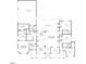 Detailed floor plan showcasing the layout of this home, including kitchen, bedrooms, garage, and living spaces at 2600 Banks Rd # 1, Raleigh, NC 27603