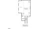 Bonus room floor plan featuring a bath, stairs to the first floor, and attic access at 2600 Banks Rd # 1, Raleigh, NC 27603