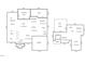 Detailed floor plan showcasing a spacious layout with multiple bedrooms, living areas, and a garage at 4270 Aviemore Run, Burlington, NC 27215