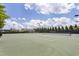 Well-maintained community tennis court with lush surroundings and a clear sky backdrop at 4270 Aviemore Run, Burlington, NC 27215