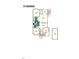 Floor plan featuring layout, room dimensions, including a deck, sunroom, primary bedroom, and garage at 475 Beechmast, Pittsboro, NC 27312