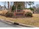 Community sign with brick base at 610 Brownstone Rd, Gibsonville, NC 27249