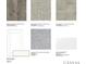 A photo featuring the home's material selections for flooring, counters, tile, and cabinets at 627 Contento Ct, Sanford, NC 27330