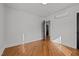 Empty bedroom with neutral tones and minimalist design at 704 Dothan Ave, Burlington, NC 27217