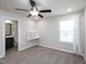 This bedroom includes a built-in study nook and an ensuite bathroom, perfect for relaxation at 800 Tree Green Ln, Wake Forest, NC 27587
