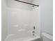 Clean white shower and tub featuring modern fixture and shower head at 800 Tree Green Ln, Wake Forest, NC 27587