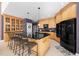 Kitchen with granite countertops, custom cabinets, and stainless steel appliances at 1002 Pleasant Dr, Mebane, NC 27302