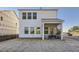 Exterior of home showing backyard with a screened-in porch at 124 N Finley Landing Parkway # 4, Smithfield, NC 27577