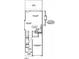 Downstairs floorplan includes a Gathering room, kitchen, eating area, foyer, and a one-car garage at 136 E End Ave # 4, Durham, NC 27703
