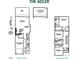 Detailed floor plan showcasing the layout of this two-story home at 140 E End Ave # 2, Durham, NC 27703