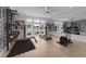 Spacious workout room with modern equipment and ample natural light at 1400 Gathering Park Cir # 202, Cary, NC 27519