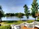 Beautiful lake view from the community walking trail at 1400 Gathering Park Cir # 204, Cary, NC 27519