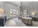 Inviting lobby with stylish decor, high ceilings, and ample seating at 1400 Gathering Park Cir # 204, Cary, NC 27519