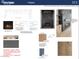 Modern fireplace with herringbone tile surround, offset floating shelves, and custom stain to match cabinet color at 1529 Salem Church Rd, Apex, NC 27523