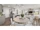 Spacious open-concept living space with a seamless flow from kitchen to living area at 3406 Pelican Ln, Durham, NC 27703