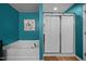 This bathroom has a separate tub and shower, providing options for relaxation and convenience at 434 Golden Villas Dr, Rocky Mount, NC 27809