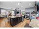Spacious open kitchen features stainless steel appliances and granite countertops at 434 Golden Villas Dr, Rocky Mount, NC 27809