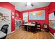 Spacious office with laminate wood flooring and a world map at 434 Golden Villas Dr, Rocky Mount, NC 27809