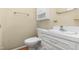 Bathroom with vanity, toilet and sink at 714 W J St, Erwin, NC 28339