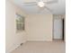 Bedroom with ceiling fan, window and closet at 714 W J St, Erwin, NC 28339