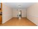 Bright living room features wood floors and neutral paint at 714 W J St, Erwin, NC 28339