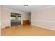 Bright living room features wood floors and neutral paint at 714 W J St, Erwin, NC 28339