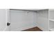 This closet boasts rod and shelf for lots of storage at 8621 Bishop Pine Ln, Wake Forest, NC 27587