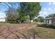 Expansive backyard with mature trees and grassy areas at 110 W Elm St, Nashville, NC 27856
